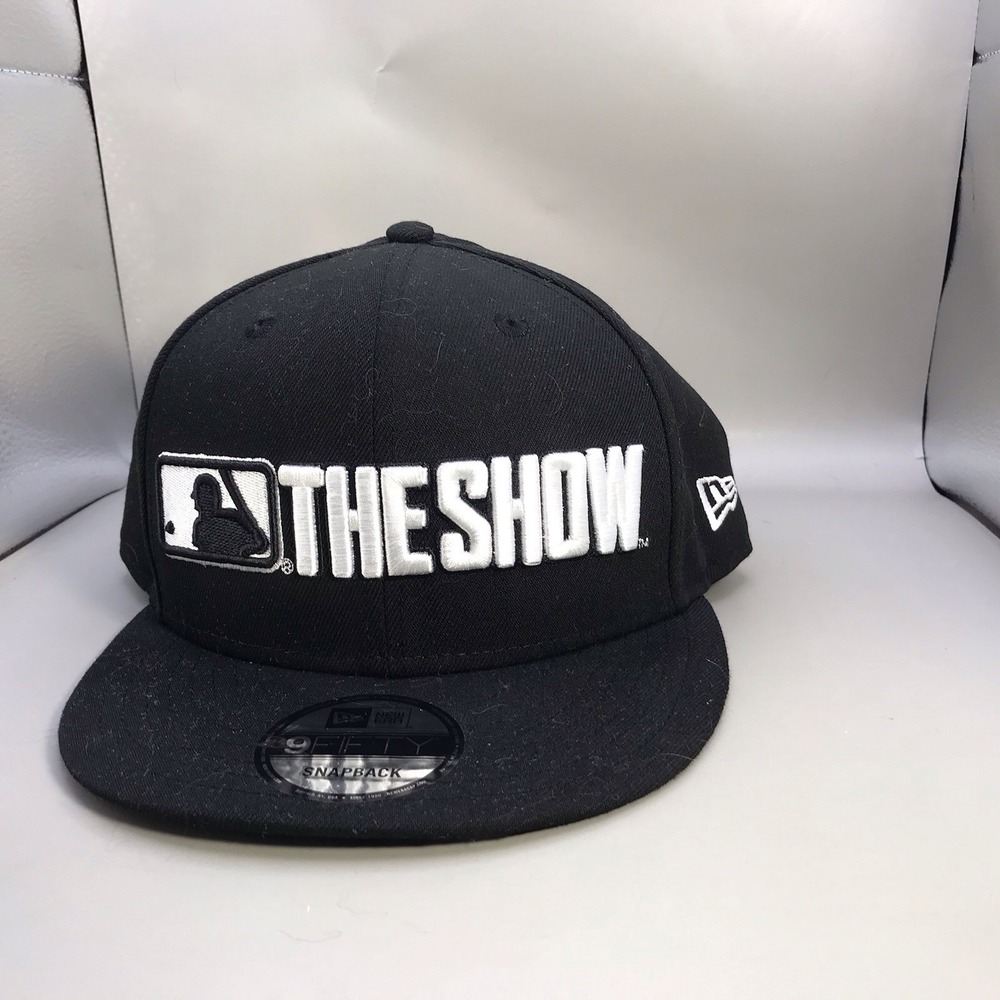 The Show‎ Black Baseball Cap SnapBack New With Tag New Era MLB